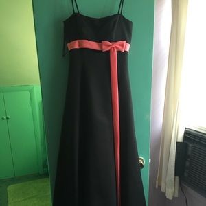 Black and Pink Alfred Angelo Dress